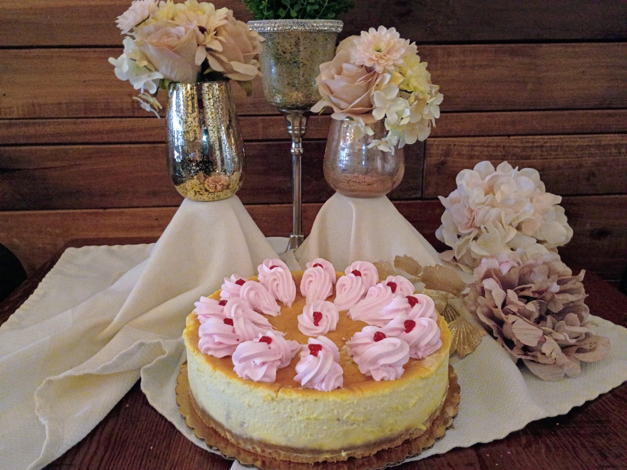 White Chocolate Raspberry Cheesecake